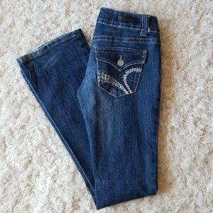 Vanilla star flared denim